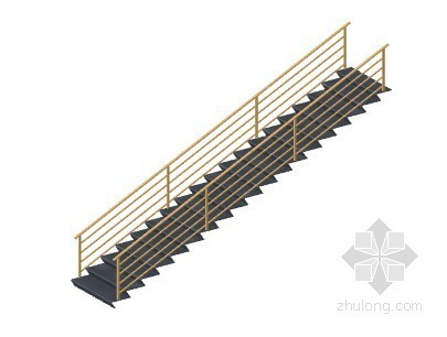 混凝土结构设计原理楼梯设计资料下载-钢质直楼梯02