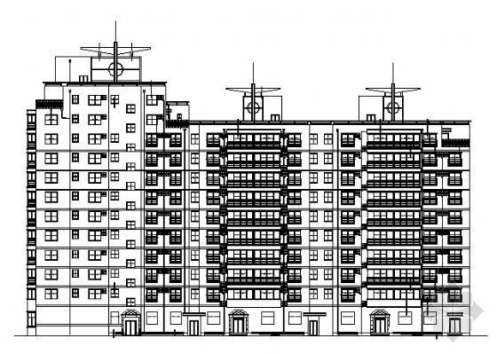 高层户型建筑施工图资料下载-某高层住宅建筑施工图（二）