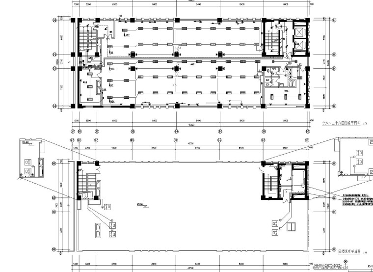 市政中心室内装修施工图资料下载-[内蒙古]二十六层商业综合楼全套电气施工图（含办公、酒店、公寓）