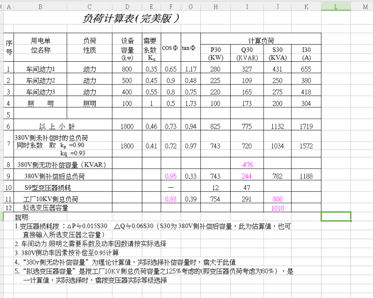 40个电气计算EXCEL表格、软件合集-40个电力计算EXCEL表格、软件的合集_3