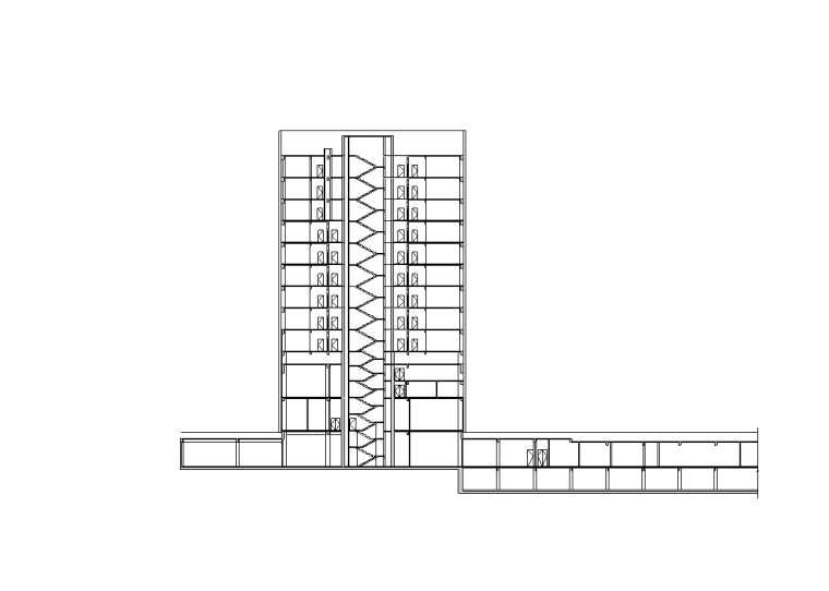 建筑公寓施工图设计资料下载-[上海]创智天地B地块办公建筑施工图设计（欧陆风格）