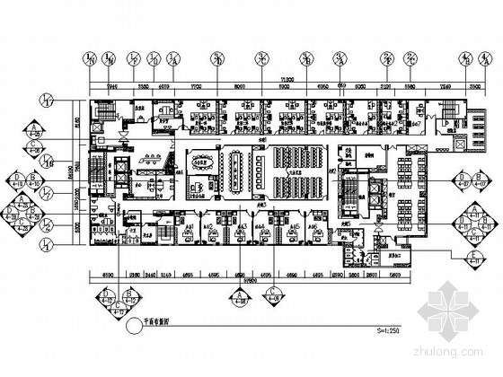南京办公空间设计案例资料下载-[南京]城市基础设施管理事业单位办公楼设计施工图