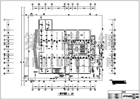 五层宾馆设计图资料下载-某高层宾馆给排水设计图