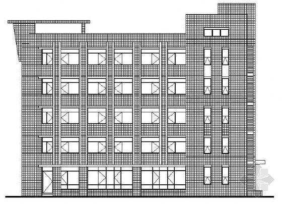 五层框架办公楼建筑设计资料下载-某县五层政府办公楼建筑设计方案