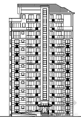 [宜兴]某十二层住宅楼建筑施工图