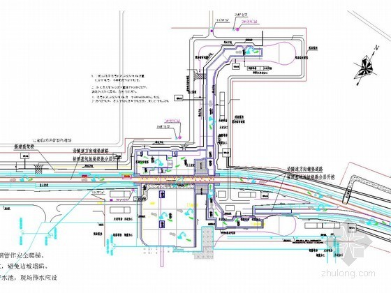 施工停电施工方案资料下载-[浙江]航站楼深基坑开挖支护及降水施工方案（附施工图）