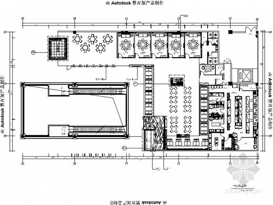 沈阳特色餐厅设计资料下载-[福建]欧式混搭特色餐厅室内施工图（含效果图）
