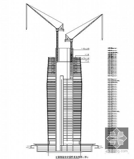 [河南]框筒结构超高层综合建筑钢结构施工组织设计（90余页）-钢结构安装阶段流程图