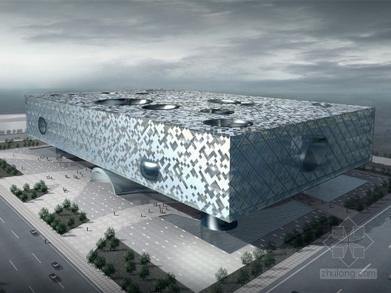 广交会大型展览馆CAD资料下载-[北京]大型展览馆建筑设计方案文本（含CAD）