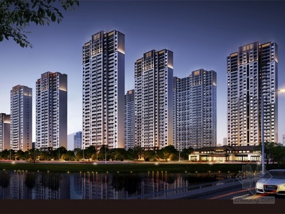 高层住宅区规划方案资料下载-[南京]artdeco风格高层住宅区规划设计方案文本