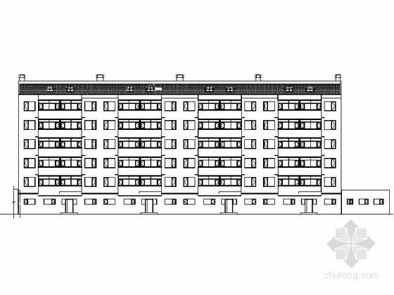 经济房平面图资料下载-七层经济适用房建筑设计方案图