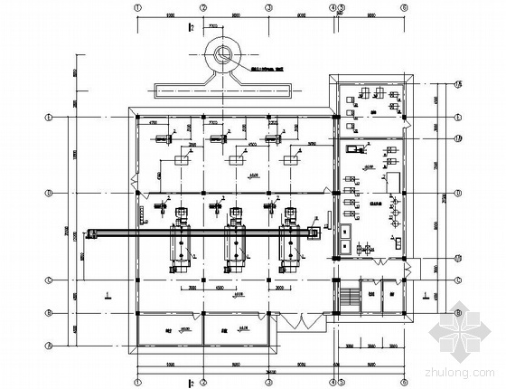 锅炉房暖通设计图资料下载-3X6T锅炉房设计图