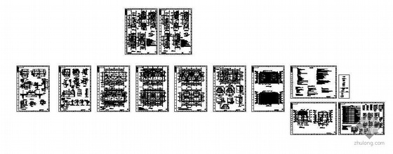 某三层联排别墅建筑施工图-4