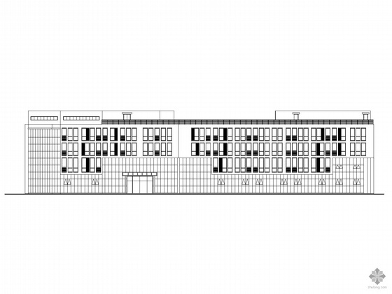 6层公寓楼建筑施工图资料下载-[南京]某机场四层飞行员公寓楼建筑施工图