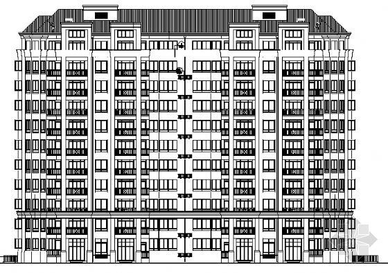 建筑小高层施工图资料下载-上海某小高层住宅建筑施工图