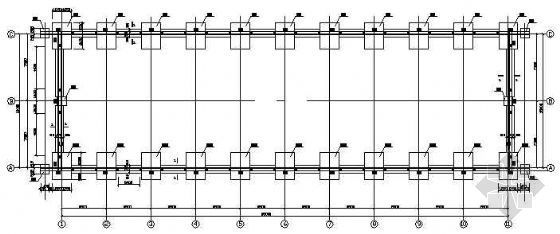 城铁高架车站钢结构资料下载-某交警检车站钢结构施工图纸