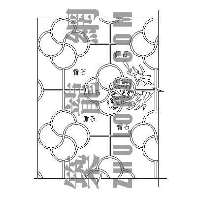 CAD地面拼花下载资料下载-地面拼花16