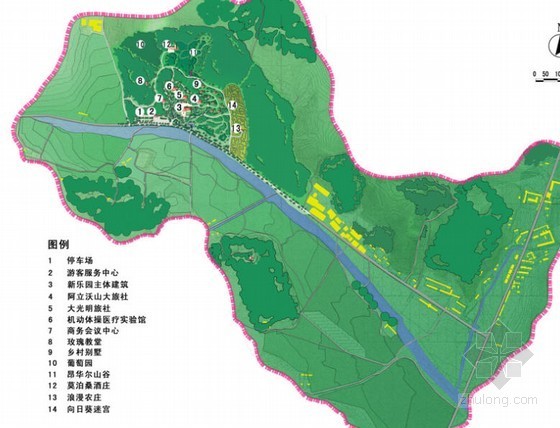 切图马尔旅游村总体规划资料下载-[大连]温泉度假村总体规划设计