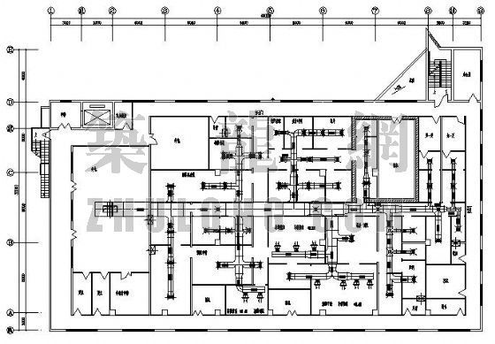 净化厂房空调设计图纸资料下载-某药厂净化空调设计图