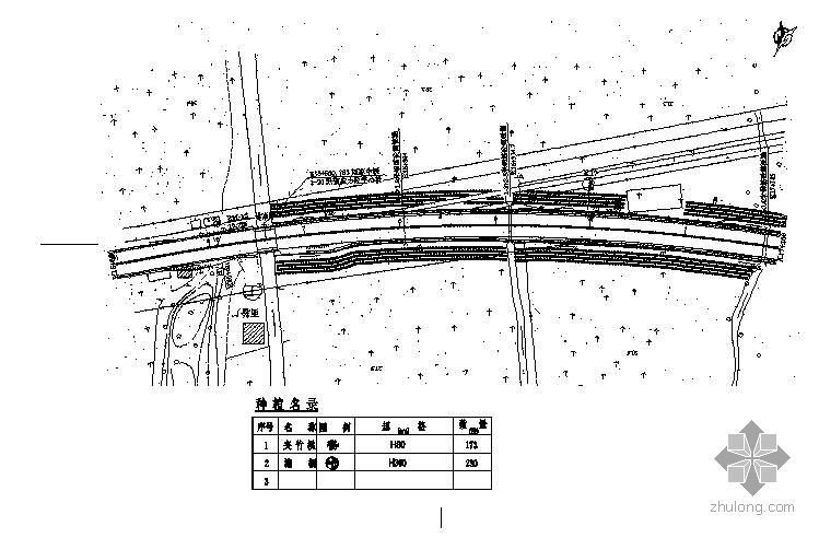 江西公路绿化设计资料下载-某公路绿化设计图纸