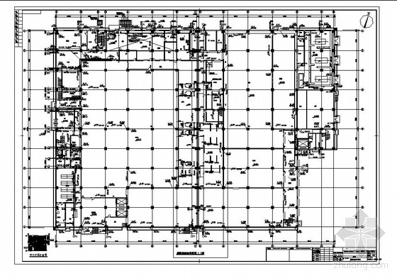 电缆厂厂房平面图资料下载-某厂房给排水平面图