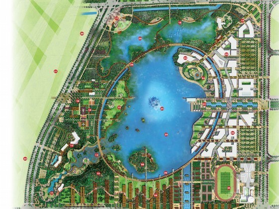 旅游营地公园概念设计资料下载-[南京]公园景观概念设计报告