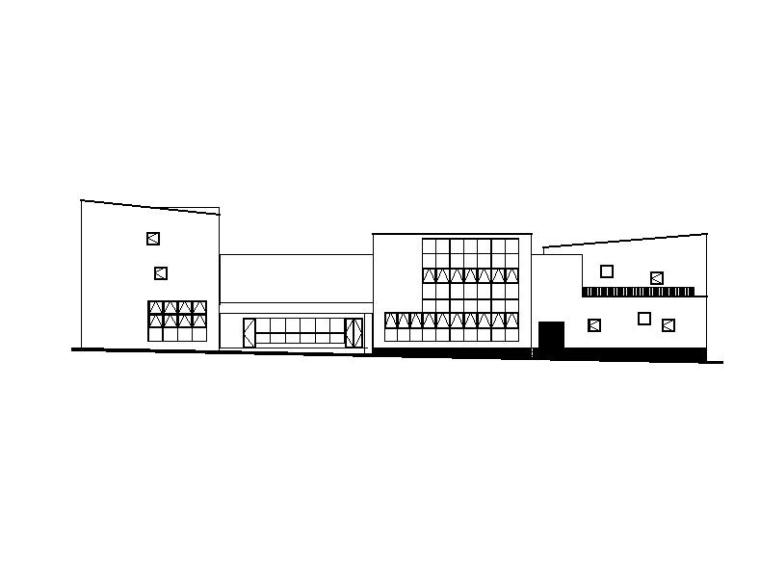 九班幼儿园设计案例资料下载-[四川]三层合院形式9班幼儿园建筑施工图