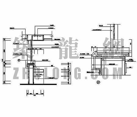 现金柜台剖面图资料下载-服务柜台剖面图1