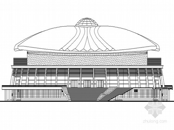 某体育馆建筑施工图资料下载-某省会城市大型体育馆建筑施工图