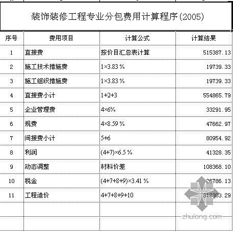 砖混改建预算资料下载-[山西]砖混结构公寓楼改造工程预算书（2009年）