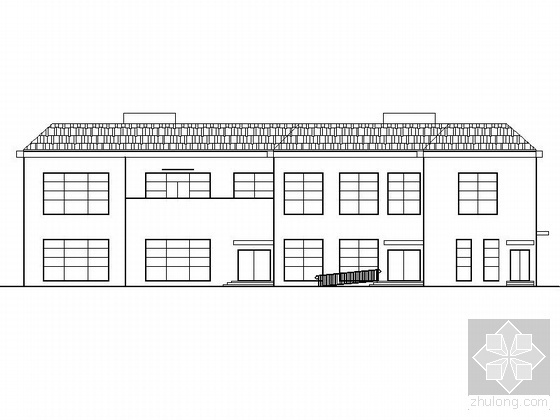 高校食堂建筑施工图设计资料下载-[靖江]某公司食堂建筑施工图