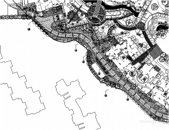 长沙住宅小区施工图资料下载-[长沙]住宅小区环境景观设计施工图
