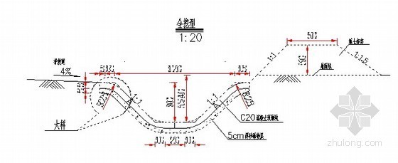 公路排水设计图CAD资料下载-高速公路路基路面排水设计图