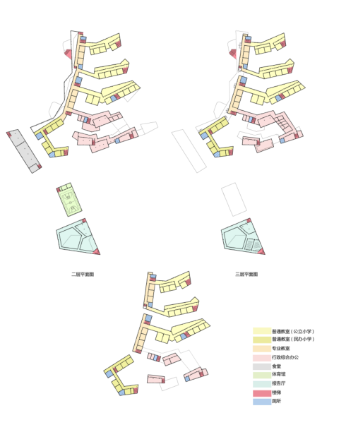 [江苏]小学校区概念设计设计方案文本（含两套方案）-小学校区概念设计设计方案文本（含两套方案）