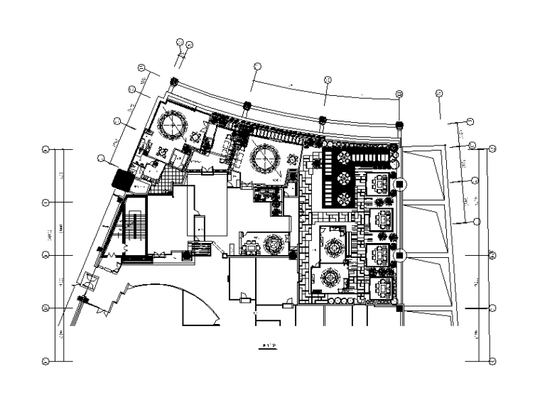 餐厅包间施工图效果图资料下载-混搭风格茶餐厅设计CAD施工图（含效果图）