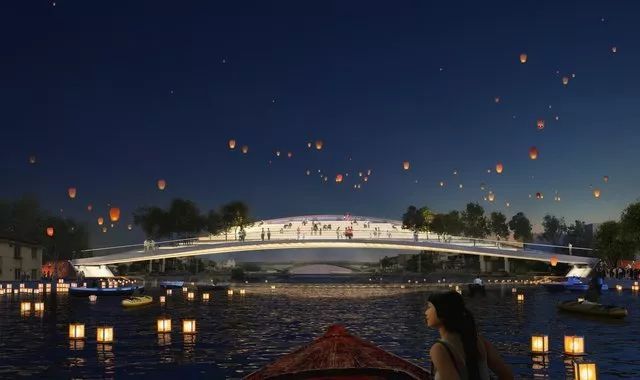 上海朱家角景区资料下载-朱家角“黎明桥”，它有点特别有点美！