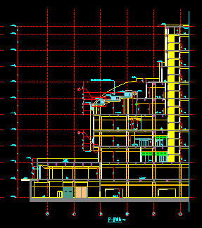 城市广场设计SKP资料下载-华东设计院——大型城市广场建筑施工图