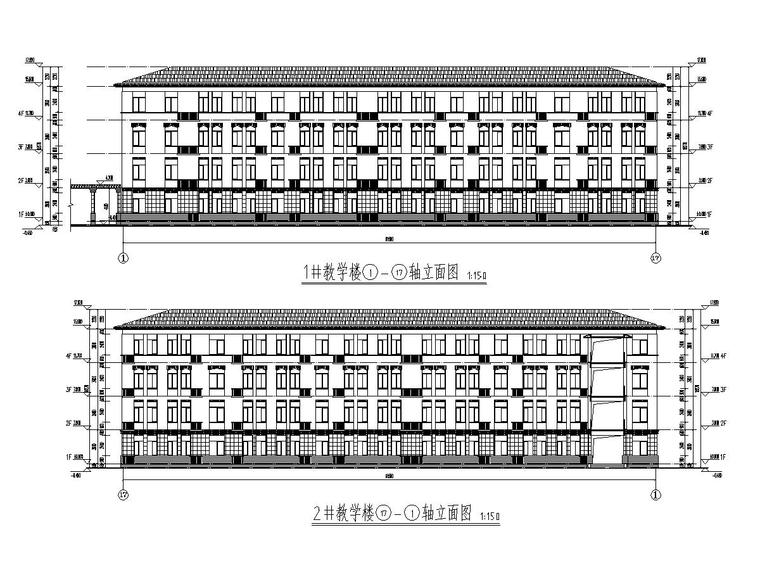 教学楼全套设计图资料下载-[湖南]U型实验小学教学楼建筑结构全套图