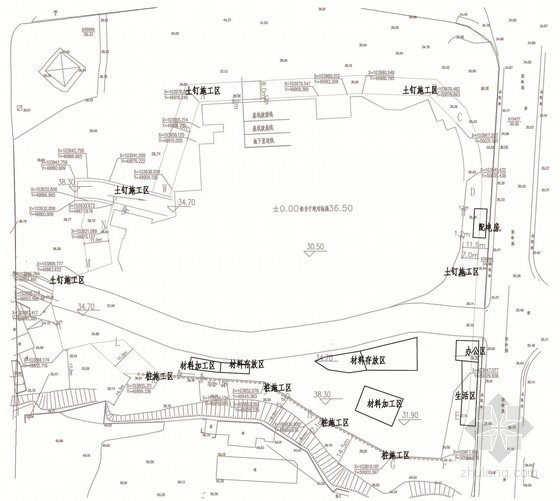 基坑静压注浆资料下载-[湖南]深基坑灌注桩加锚索支护施工方案