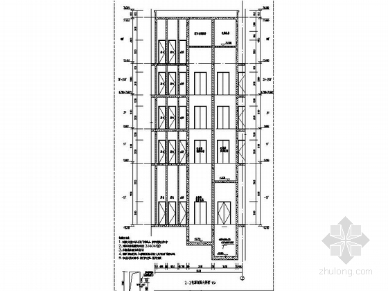 [湖南]25层现代风格商住两用住宅建筑施工图（知名设计院 2015年）-25层现代风格商住两用住宅建筑局部大样图