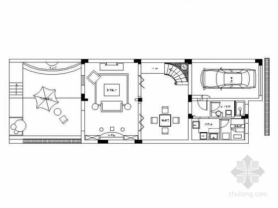 大型别墅建筑dwg资料下载-[南通]大型高端居住社区欧式别墅室内设计装修图（含效果）