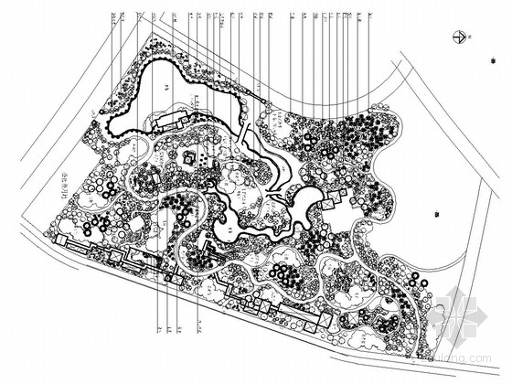 滨水公园规划设计资料下载-[安徽]文化名人公园规划设计施工图