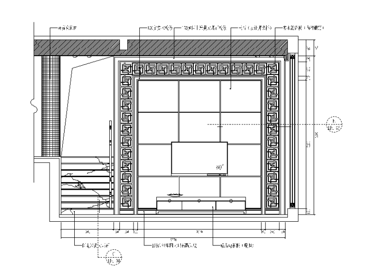 [重庆]中式风格别墅设计CAD施工图（含效果图）-【重庆】中式风格别墅设计CAD施工图（含效果图）立面图