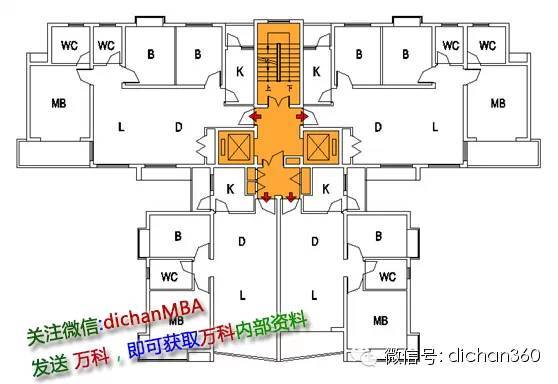 楼梯、电梯的24种最忧组合，最小公摊就是这么来的！_21