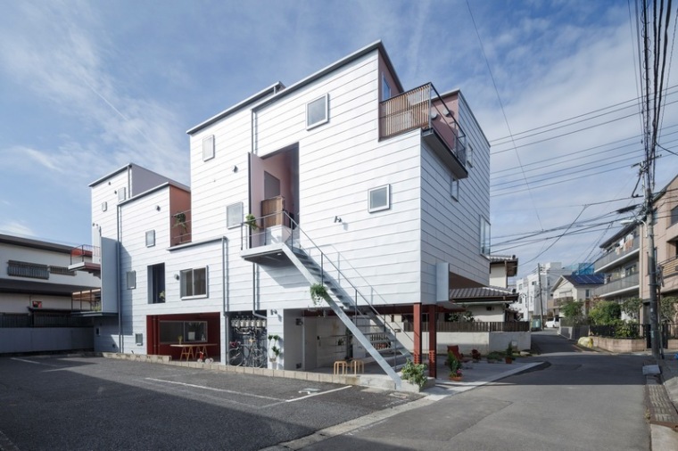代官山集合住宅资料下载-日本工业设计风格的集合住宅