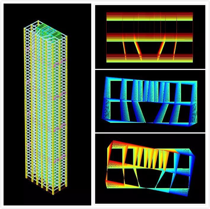 超高层核心筒偏置实例与结构性能初探_25