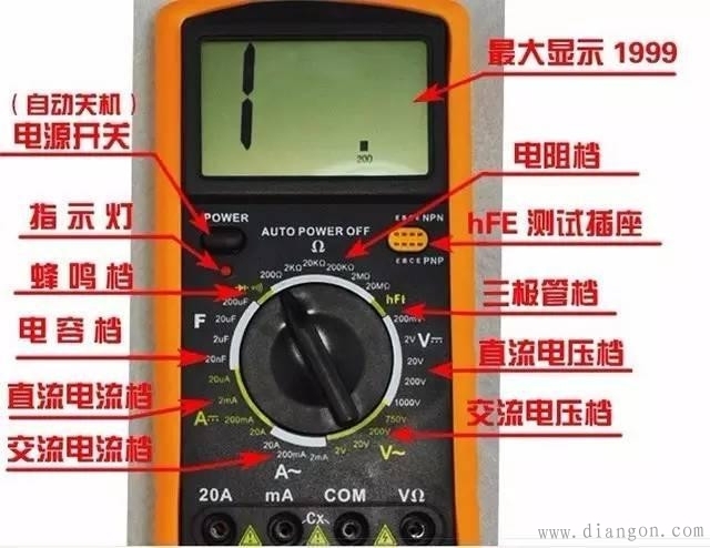 漏电动作电流测量仪资料下载-电工常用万用表/兆欧表/钳型电流表/电压表/接地电阻测量仪使用方