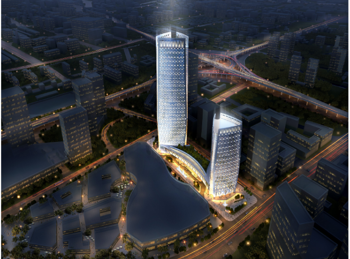 商业综合体的概念方案资料下载-[上海]前滩中心超高层城市商业综合体建筑方案文本（PDF+157页）