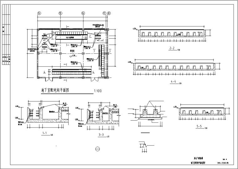 5套现代多层购物中心商业建筑设计施工图CAD-多层商场建筑设计节点结构图