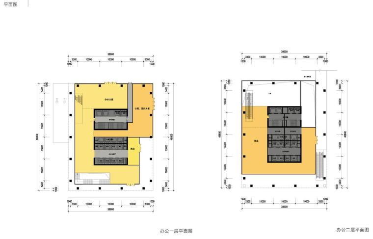 [广东]水湾村商业综合体规划及建筑单体设计方案文本设计（JPG+66页）-平面图一
